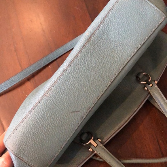 🩵 Coach pebbled leather crossbody bag with detachable strap, zipper pockets - Picture 14 of 17